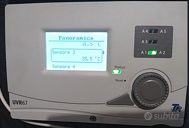 REGOLATORE IMPIANTO RISCALDAMENTO TA URV67