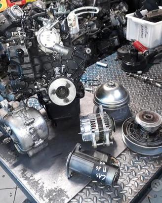 Casalini M10 : motore puleggia alternatore pompa