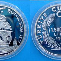 TURCHIA ARGENTO 925 P.31,33 MOLTO RARA 3000PZ.BARB