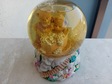 Palla di neve orsetti con carillon ???