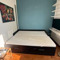 Letto matrimoniale Ikea singolo e doppio