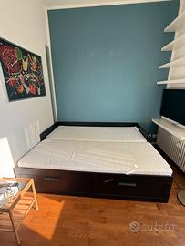 Letto matrimoniale Ikea singolo e doppio