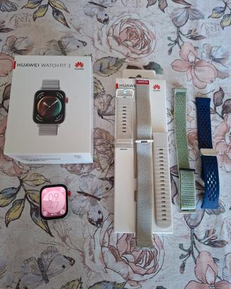 Huawei watch fit 3 + cinturini 