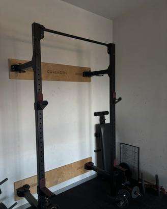 DOMYOS rack pieghevole a muro