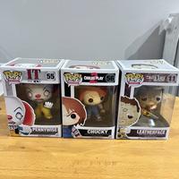 Funko pop horror movie It Chucky Leatherface