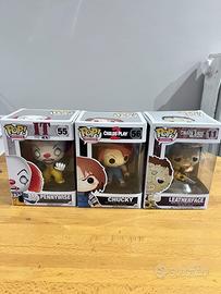 Funko pop horror movie It Chucky Leatherface