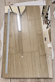 Specchio bagno LED con lente d'ingrandimento touch