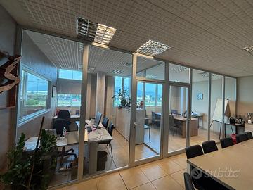 SERRAMENTI IN ALLUMINIO COMPLETI DI VETRI smontati