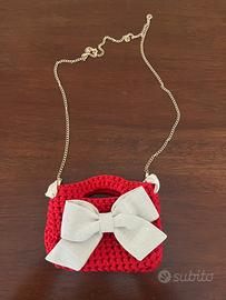 Borsa bimba all'uncinetto 