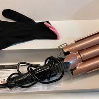 Piastra arricciacapelli effetto onda effetto ricci