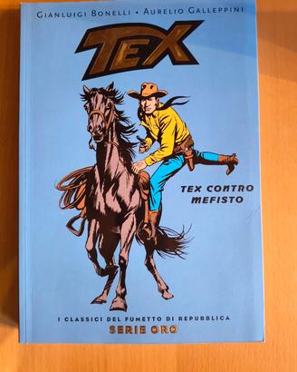 Fumetto Nuovo Tex serie oro, Tex contro mefisto.