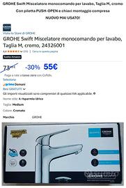 GROHE Swift Miscelatore monocomando per LAVABO