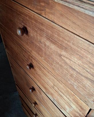 Cassettiera Settimino in legno massello