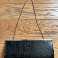 Borsa  nuova nera con tracolla firmata marca sasch