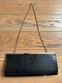 Borsa  nuova nera con tracolla firmata marca sasch