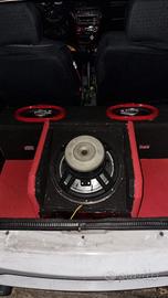 Subwoofer alpine con amplificatore 