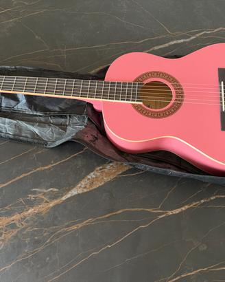 Chitarra bambina rosa