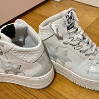 Scarpe Sneakers da donna bianche 2Star numero 38