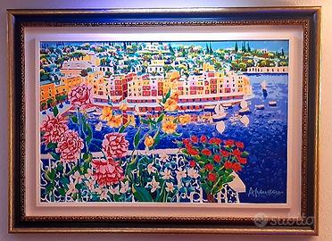  Portofino - Serigrafia Athos Faccinani