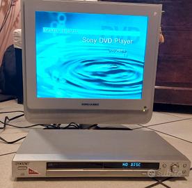 Monitor e lettore DVD 