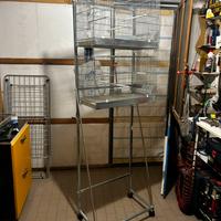 Gabbie cova 65 con carrello espositivo