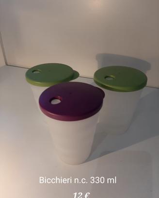 Tupperware set bicchieri 330 ml