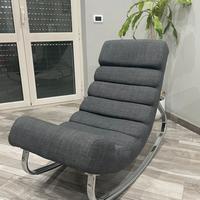 Poltrona design color grigio