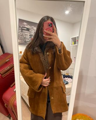 Montone invernale in vero shearling