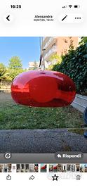 Lampadario plastica, imitazione Kartell