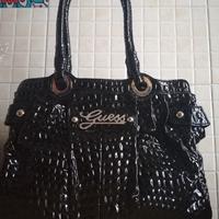 Borsa guess vernice nera vintage
