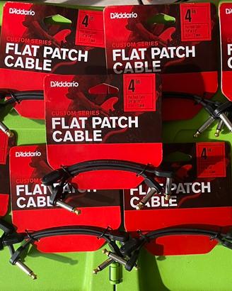 18 cavi D’Addario Custom Series Flat Patch Cable