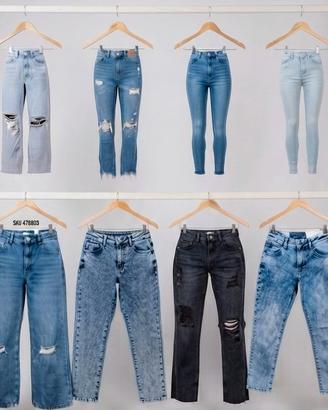 Set 8 jeans donna firmati. Zara, Only, JDY ecc