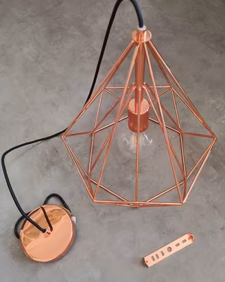 Lampadario design geometrico