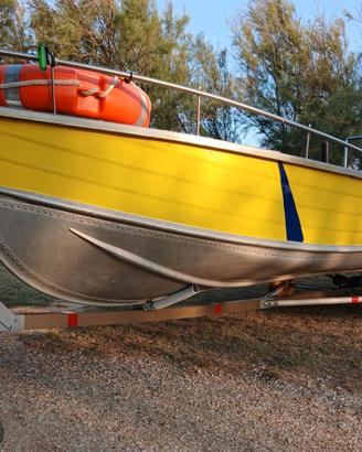 CANADIAN ITALMARINE + MOTORE EVINRUDE 15 CV