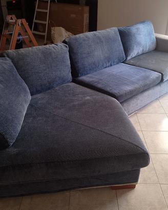Divano chaise longue angolare sfoderabile