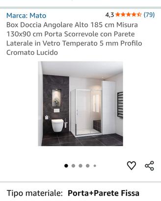 box doccia 130x90