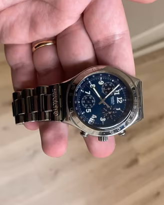 Orologio Swatch Irony Chrono Acciaio !