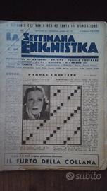 Settimana enigmistica anno 1940