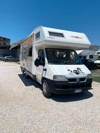 Camper mansardato ducato 2.8 130 cv riviera gt 7 p