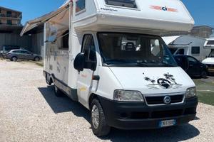Camper mansardato ducato 2.8 130 cv riviera gt 7 p
