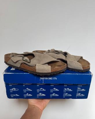 Birkenstock Tulum Suede Taupe 39