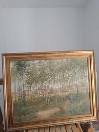 Dipinto di Annibaldi  '78. 'Bosco': cm 38x29,6.