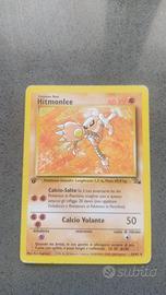 Hitmonlee 1ed Prima Edizione Ita Set Fossil Carta
