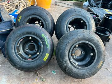 Motore 125cc rotax junior,3 set cerchi,scarico,ecc