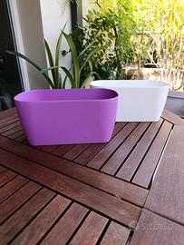 coppia di vasi per balcone o terrazzo 