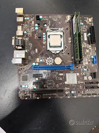 Scheda madre H97M-E35+ i5 4460.+4GB Ram