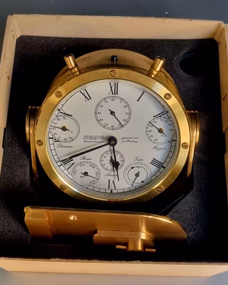 Orologio marittimo in ottone Wempe