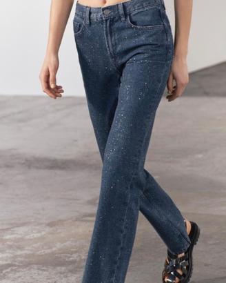 Jeans Zara brillantinato