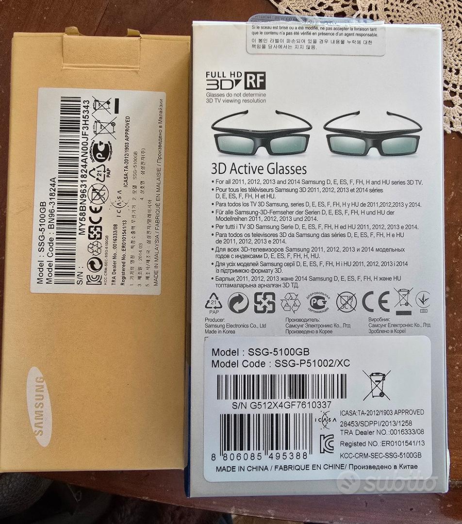 occhiali 3d samsung ssg 5100gb Audio Video In vendita a Roma