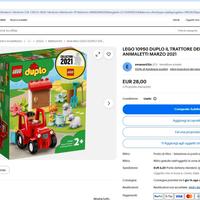 LEGO 10950 DUPLO IL TRATTORE DELLA FATTORIA